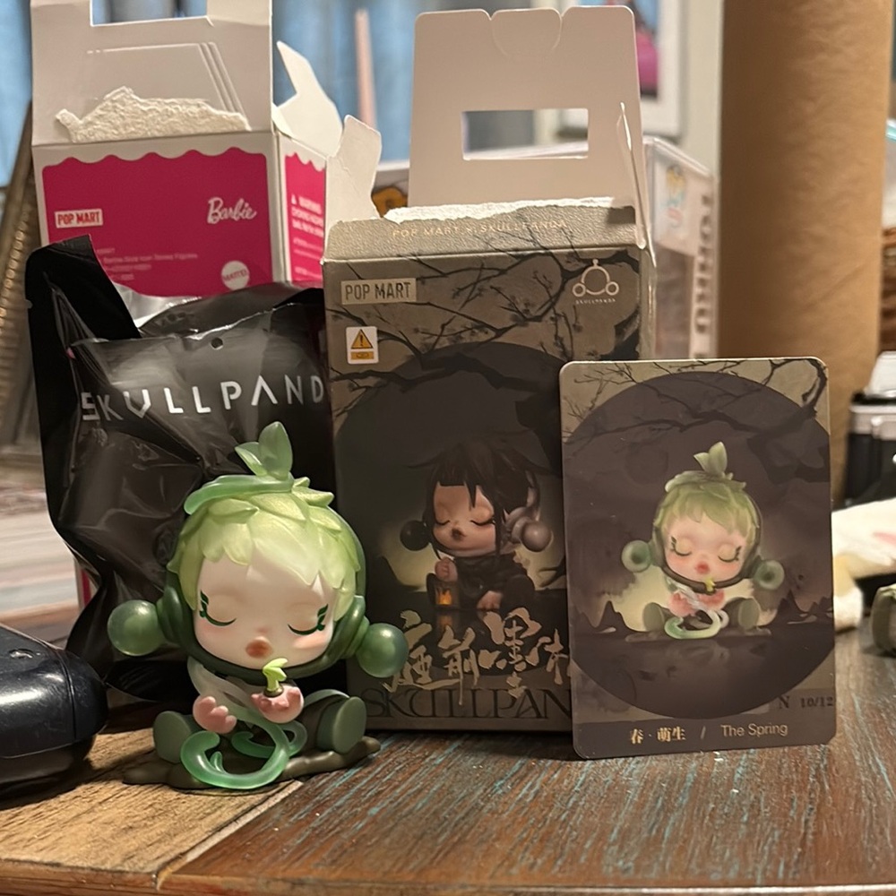 Skullpanda Green The Spring Figurine
